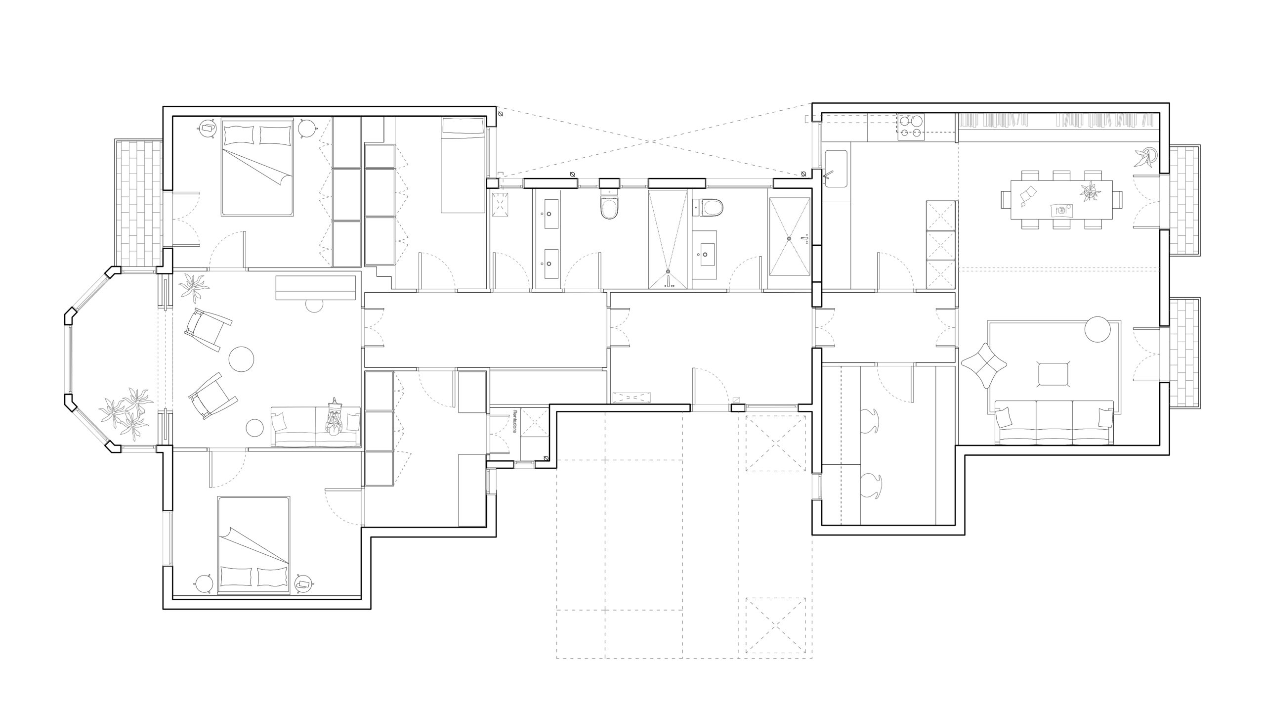 Plano reforma integral piso